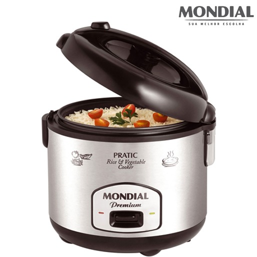 Panela Elétrica Mondial PE-01 Pratic Rice Vegetables Cooker