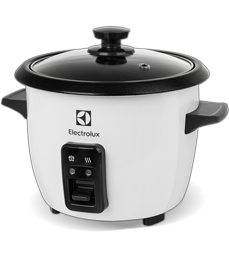 Capacidade ideal para atender toda a família Panela Elétrica Arroz Electrolux Easyline RCB50 7 xícaras