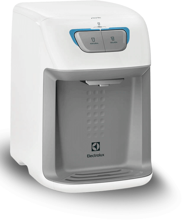 Conta com sistema de filtragem Purificador Água Electrolux PC41B