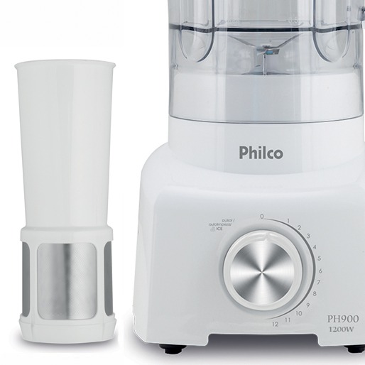 Com filtro para preparo de sucos deliciosos