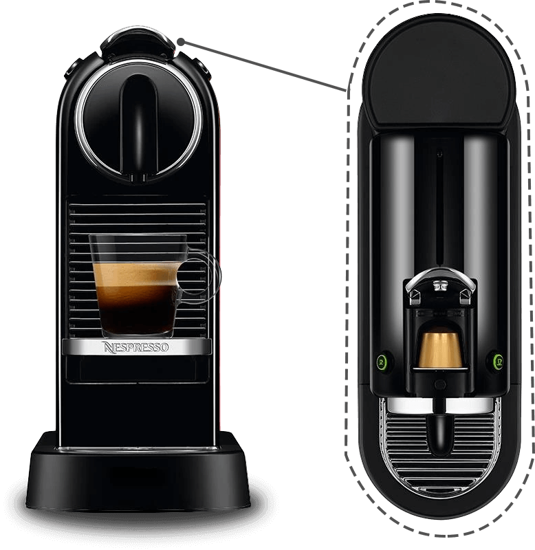 Máquina de Café Nespresso Citiz D113 Máquina Café Nespresso Citiz D113 Vermelha