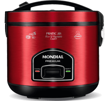 Panela Elétrica Arroz Mondial Pratic Rice 10i PE-46 Vermelha Panela Elétrica Arroz Mondial Pratic Rice 10i PE-46 Vermelha