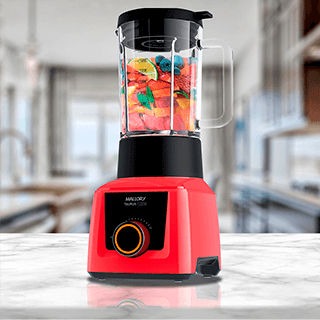 Liquidificador Mallory Taurus Glass Vermelho 1300W