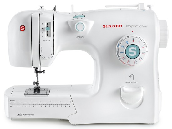 Máquina de Costura Singer Inspiration 4218 - Branca Máquina Costura Singer Inspiration 4218 Mecânica