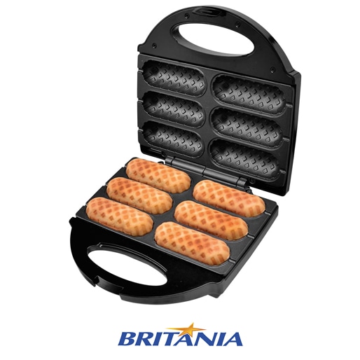 Chapas com revestimento antiaderente crepeira hot dog britânia six capacidade