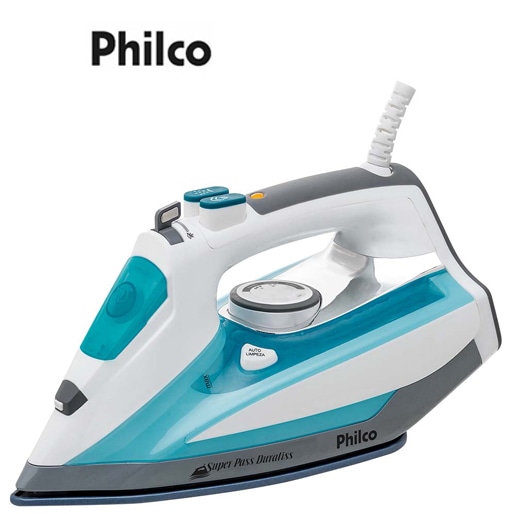 Ferro a Vapor Philco Super Pass Duraliss Ferro Vapor Philco Super Pass Duraliss frisos eletroportáteis