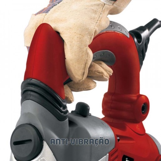 A ferramenta vibra muito menos para que você tenha mais conforto