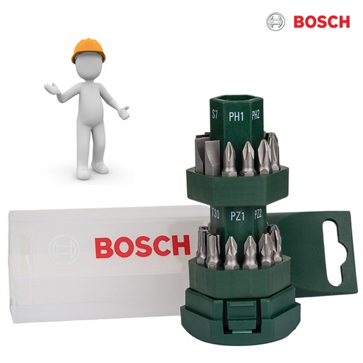 Jogo de pontas e bits Bosch