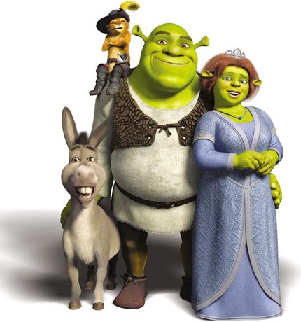 box quadrilogia shrek