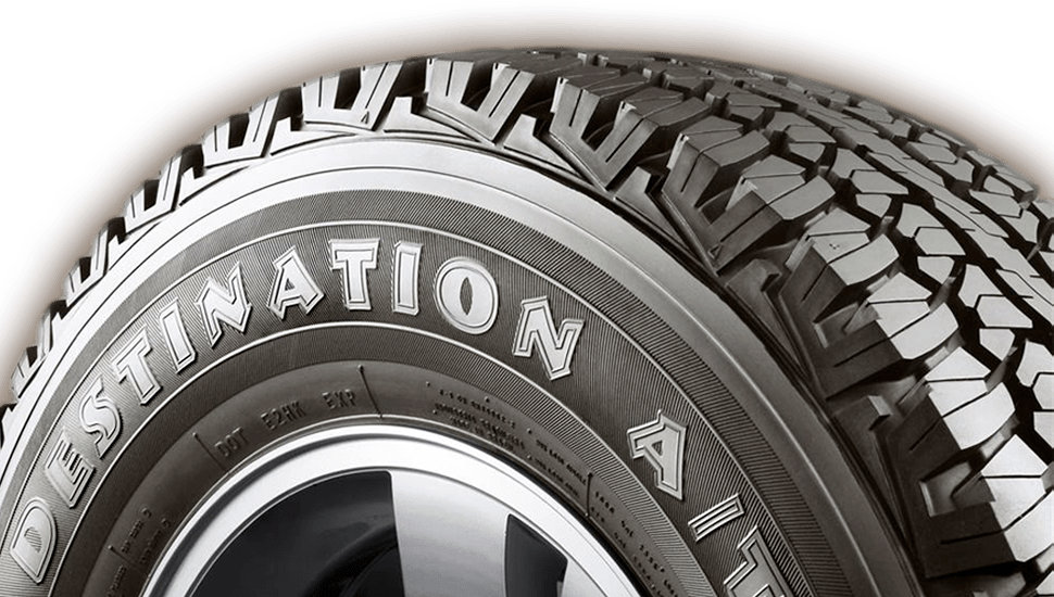 Índice de carga: 105/109 - 925/1030 Kg Pneu Firestone Destination índice de carga