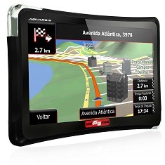 navegador GPS Guia Quatro Rodas MTC 4310 recurso 3D