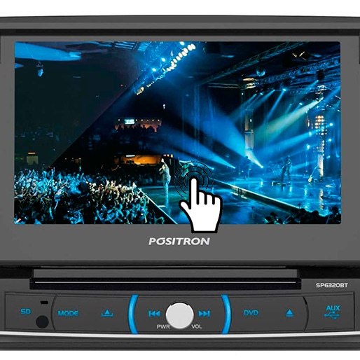 DVD Automotivo Pósitron Display 7