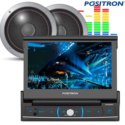 DVD Player Automotivo Pósitron SP6320BT
