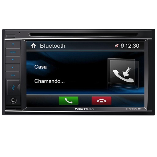 som automotivo pósitron sp8520bt