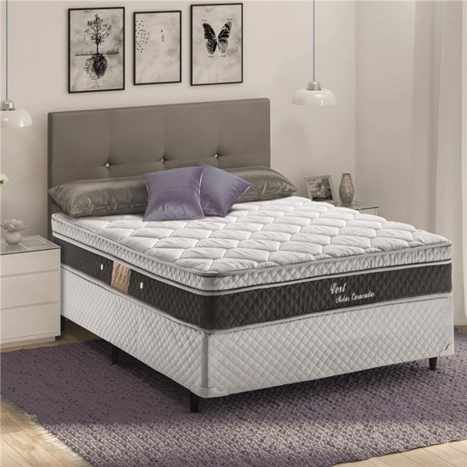 cama box colchão casal herval