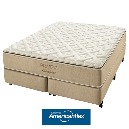 cama box queen colchao americanflex prime molas ensacadas pockets