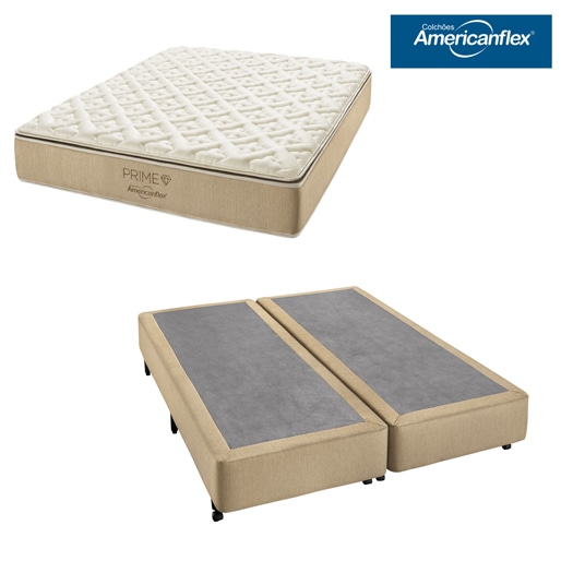 cama box queen colchao americanflex prime suporta 100kg base 