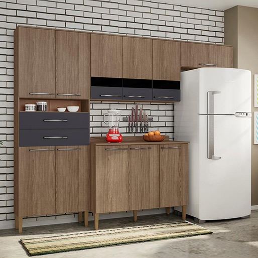 Cozinha Bartira Safira Plus 4 módulos