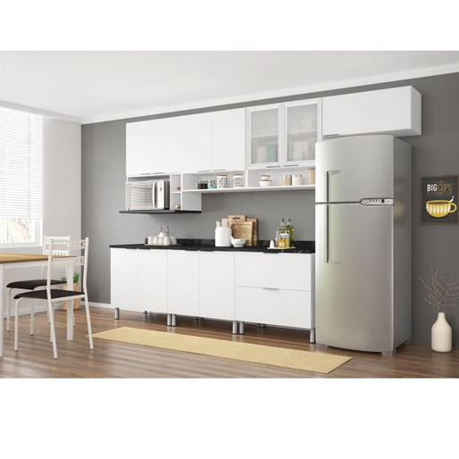 Cozinha Bartira Rubi móveis utensílios Finish Foil
