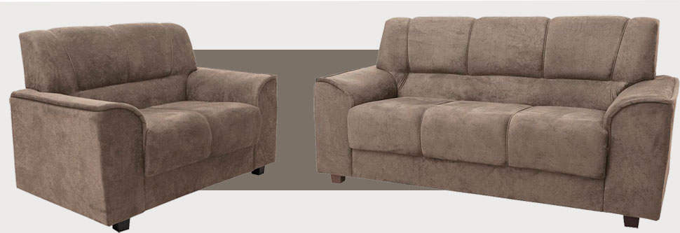 Conjunto de Sofás Luizzi Caribe II de 2 e 3 Lugares Conjunto Sofá Luizzi Caribe II 2 3 Lugares