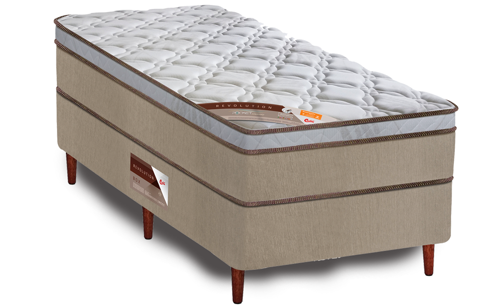 Cama Box de Solteiro Castor Revolution Cama Box Solteiro Castor Revolution
