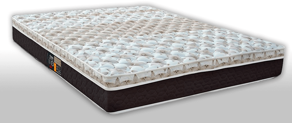 Melhor postura e circulação Cama Box Castor Sleep Class Hibrido molas revestimento