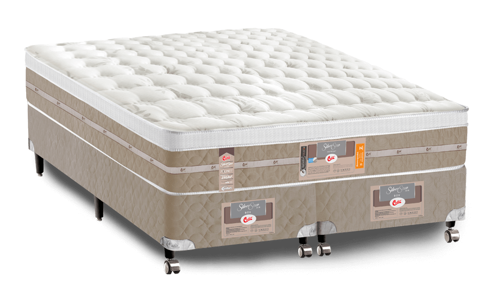 Cama Box Queen Size Castor Silver Star Air