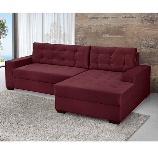 Sofá American Comfort Larissa madeira maciça