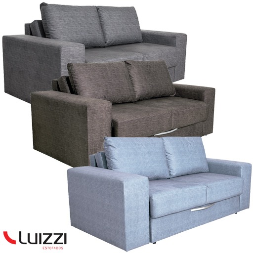 sofá cama luizzi móbile retrátil