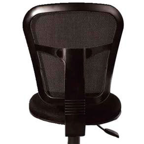 cadeira Home Office One Preta Importado de costas