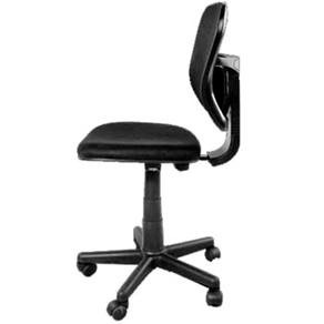 cadeira Home Office One Preta Importado de lado