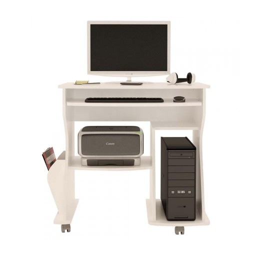 Rack com porta-revistas e suporte para CDs