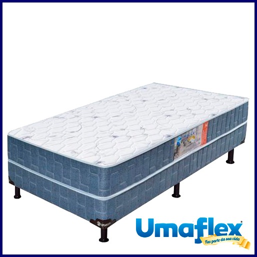 cama box conjugada solteiro umaflex native espuma d28