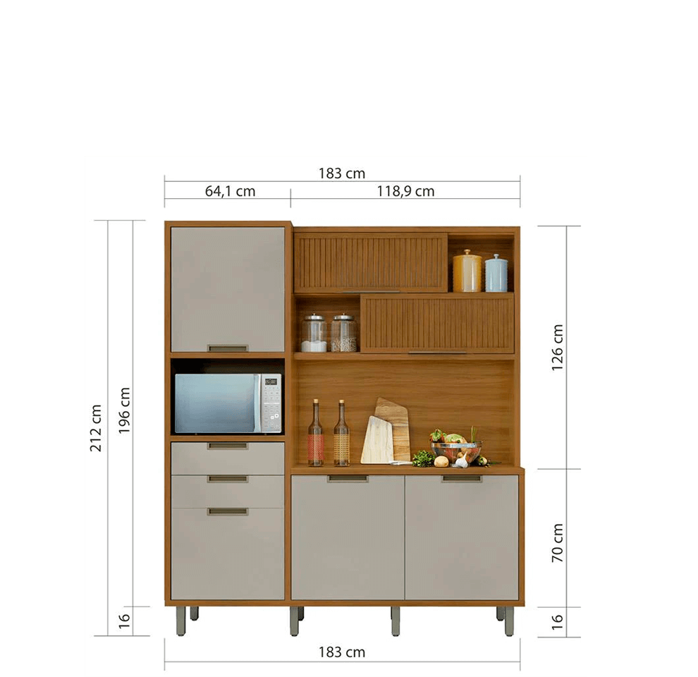 Cozinha Prática Nesher Loft Imperatriz