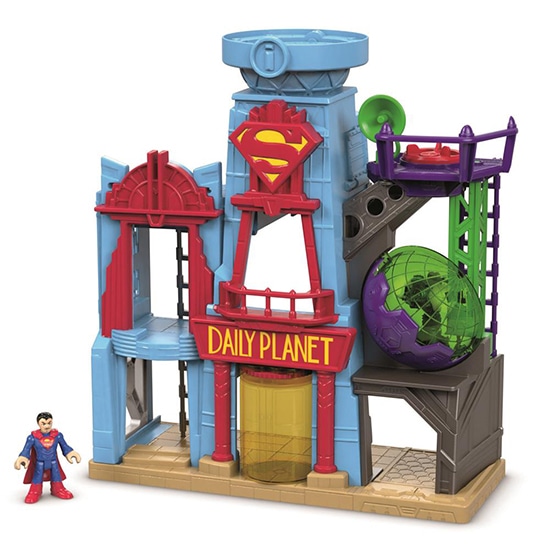 Conjunto Mattel DC Heroes Super-Homem Metrópolis conjunto mattel dc heroes super-homem metrópolis