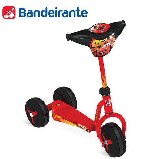 Patinete Bandeirante Cars Disney
