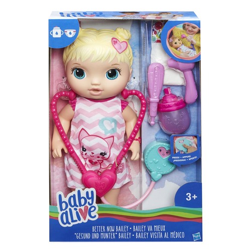 Com aproximadamente 30 centímetros boneca hasbro baby alive cuida de mim acessórios