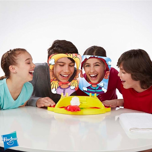 Cuidado com a meleca na cara Jogo Hasbro Pie Face Torta Cara