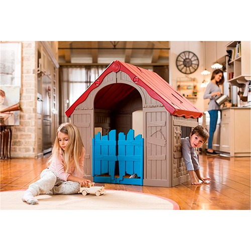 Casinha Keter Wonderfold Casinha Keter Wonderfold brinquedos garotada brincadeira casa janelinha