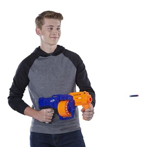 Com design ergonômico Lançador Dardos Hasbro Nerf Surgefire Alto Desempenho