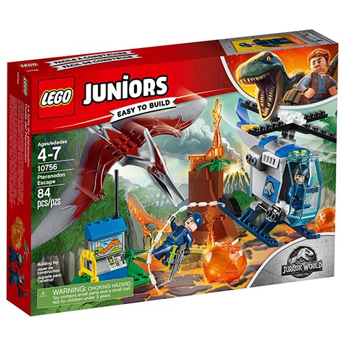 LEGO Juniors Jurassic World Fuga de Pteranodonte - 84 Peças lego juniors jurassic world
