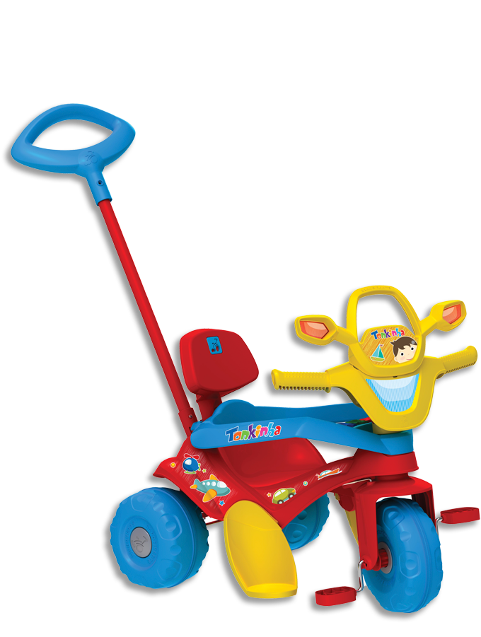 Triciclo Bandeirante Tonkinha – Vermelho Triciclo Bandeirante Tonkinha – Vermelho