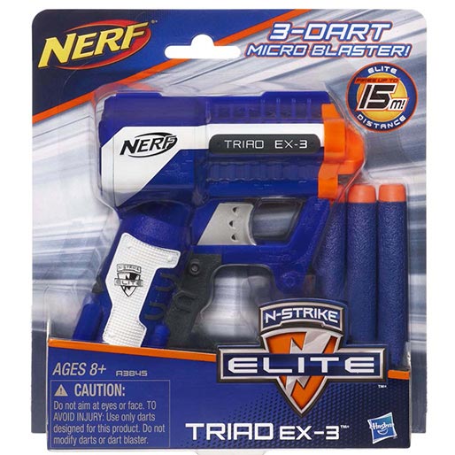 Nerf Hasbro N-Strike Elite Triad atóxico