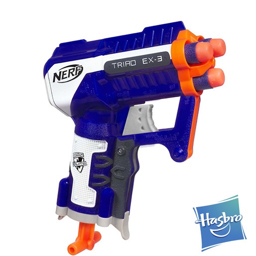 Lança Dardo Nerf Hasbro N-Strike Elite três dardos