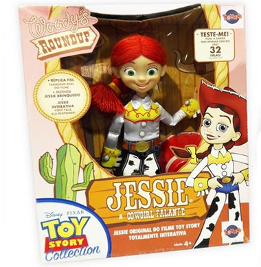 boneca interativa jessie toyng