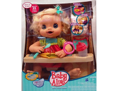 Parece Um Bebe De Verdade Com A Baby Alive Da Hasbro A Brincadeira De Casinha Fica Mais Divertida E Se Voce Conseguir Aliar Um Presente Divertido A Um Brinquedo Educativo Que Estimula A Fala Das Pequeninas E A Imaginacao Das Criancas A Boneca