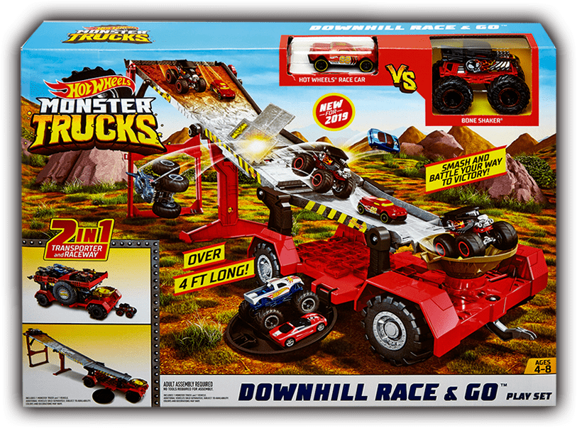 pista hot wheels monster