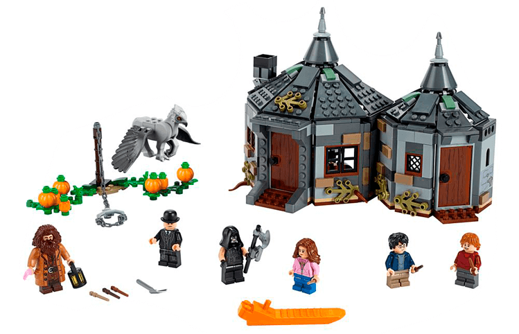 Indicado para crianças a partir de 7 anos LEGO Harry Potter Cabana Hagrid indicação