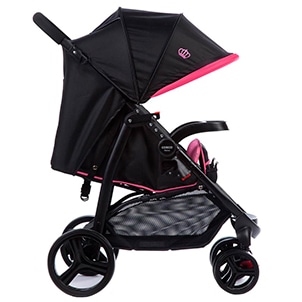 Carrinho Bebê Cosco Travel System Nexus KDD 6798 Capas Capota Teto Solar Rodinhas Passeio