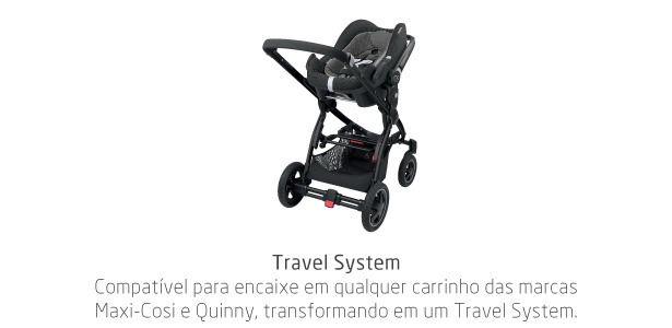 Compatível com os carrinhos Quinny e Maxi-Cosi
